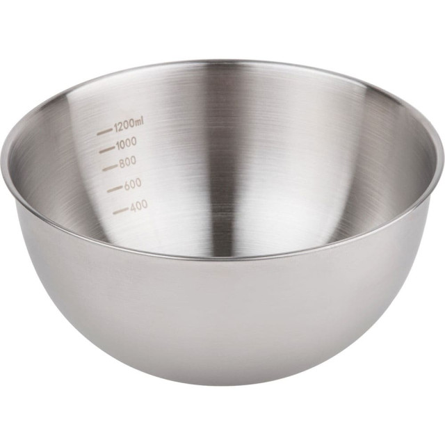 Миска для взбивания Perfecto Linea Chef 24-018592 из нержавеющей стали с мерной шкалой 18.5 см