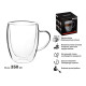 Кружка Perfecto Linea Pele 30-003350 стеклянная с двойными стенками 350 мл