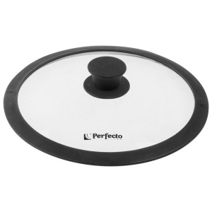 Крышка Perfecto Linea Handy 25-024330 стеклянная с силиконовым ободом круглая 24 см