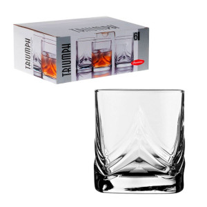Набор стаканов для виски Pasabahce Триумф 41610 307877 200 мл 6 шт