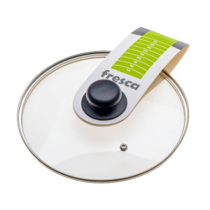 Крышка Fresca 4622н код 910329 стеклянная с пароотводом 22 см