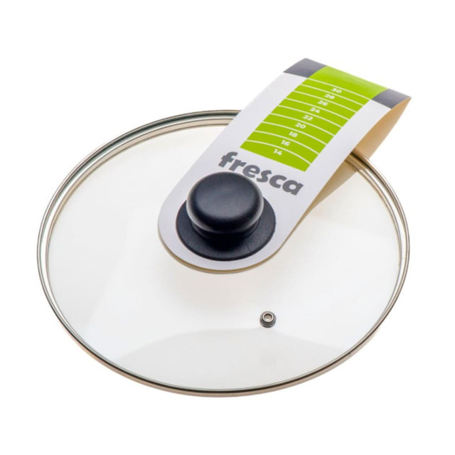 Крышка Fresca 4622н код 910329 стеклянная с пароотводом 22 см