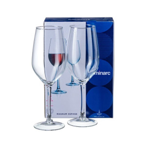Набор бокалов для вина Luminarc Magnum Cepage P3163 код 034130 стеклянных 580 мл 2 шт