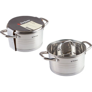 Кастрюля Perfecto Linea Milagros 50-001810 из нержавеющей стали 2.5 л