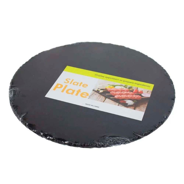 Блюдо ОЕ5013 круглое сланец 30 см