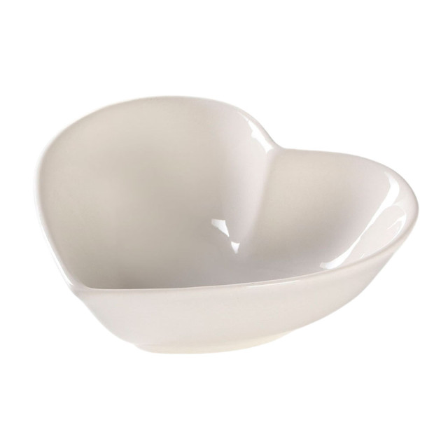 Салатник Доляна Сердце 4951216 12*11.5*4.2 см белый
