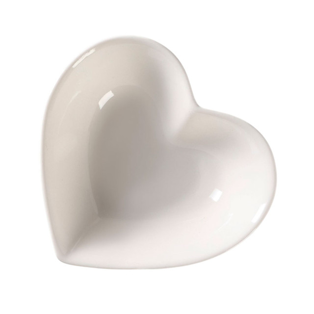 Салатник Доляна Сердце 4951216 12*11.5*4.2 см белый