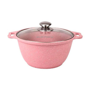 Кастрюля Kukmara Trendy style к31tsr со стеклянной крышкой 3 л