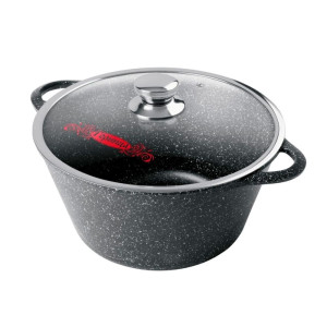 Кастрюля Горница Гранит Induction Ик2633аг литые ручки с крышкой 4 л