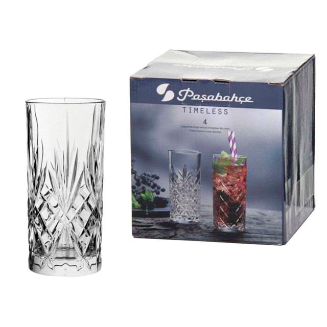 Набор стаканов Pasabahce Таймлесс GB4 52820 1100834 295 мл 4 шт