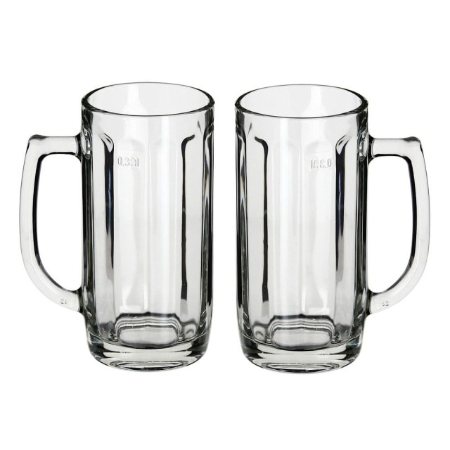 Набор кружек для пива Luminarc Hamburg H5126 стеклянных 330 мл 2 шт