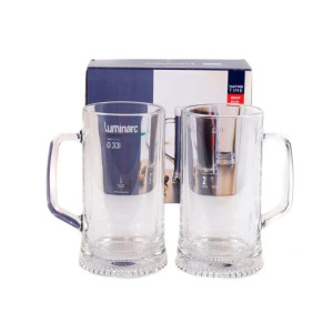 Набор кружек для пива Luminarc Время дегустаций. Пивная кружка O0386 стеклянных 330 мл 2 шт