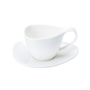 Чашка с блюдцем CHE7145 фарфоровые 250 мл