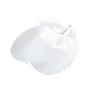 Салатник Яблоко 0530279 код 673172 фарфоровый 26*21.3*4 см 600 мл