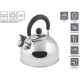 Чайник Perfecto Linea Holiday 52-121518 со свистком серебристый металлик 2.5 л