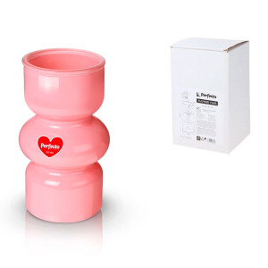 Ваза для цветов Perfecto Linea Coquette 30-009180 стеклянная 18*9 см