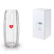 Ваза для цветов Perfecto Linea Beloved 30-850260 стеклянная 27*10 см