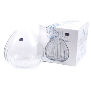 Ваза Crystalex Waterfall 82237/22/185 код 725051 стеклянная 18.5 см