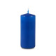 Свеча - цилиндр Омский свечной завод Лаванда ароматическая 4*9 см синяя