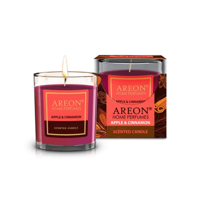Свеча Areon Apple & Cinnamon ARE-CR01 ароматическая 120 г