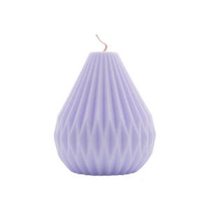 Свеча Candlemint СИГ014 интерьерная грушевидная 9*4 см 138 г лавандовый