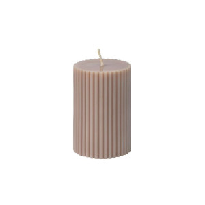 Свеча Candlemint СПР7002 пеньковая рифленая 7.5*5 см 119 г бежевый