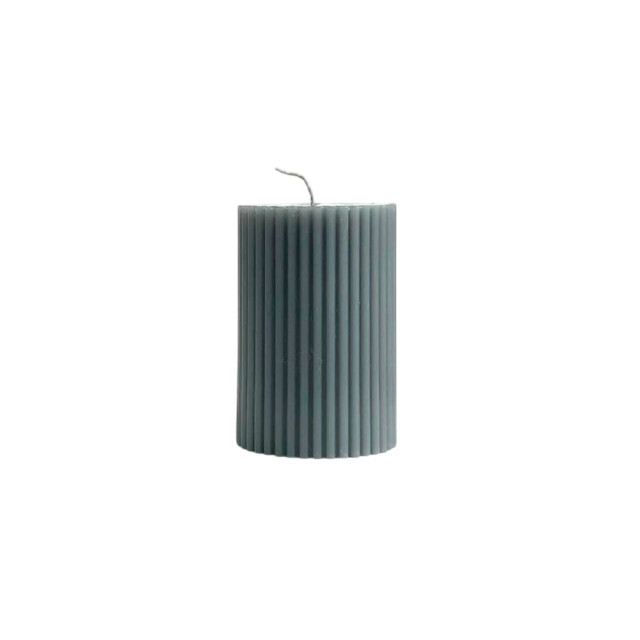 Свеча Candlemint СПР7016 пеньковая рифленая 7.5*5 см 119 г графит