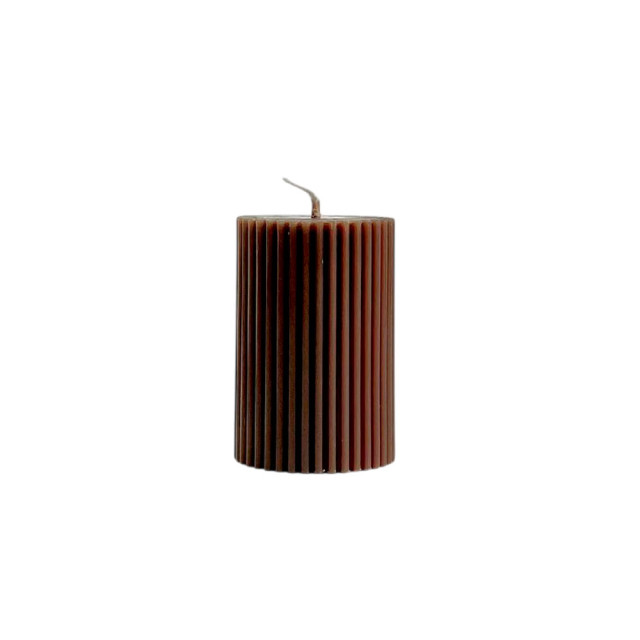 Свеча Candlemint СПР7006 пеньковая рифленая 7.5*5 см 119 г шоколадный
