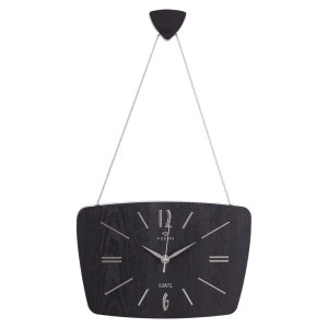 Часы настенные Рубин 2618-001 Ретро черные с серебром 27*18*2 см см