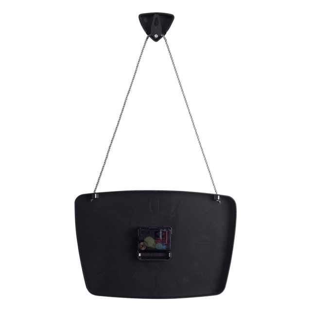 Часы настенные Рубин 2618-001 Ретро черные с серебром 27*18*2 см см