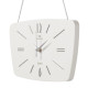 Часы настенные Рубин 2618-003 Ретро белые с серебром 27*18*2 см см