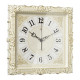Часы настенные Рубин 3838-002 белые с золотом 38*38*5 см
