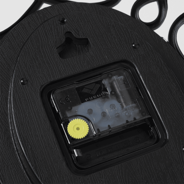 Часы настенные Рубин 3129-002 черный с бронзой 31*26*4.5 см