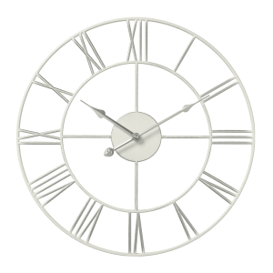 Часы настенные Рубин 4848-003 белые с патиной 45.5 см