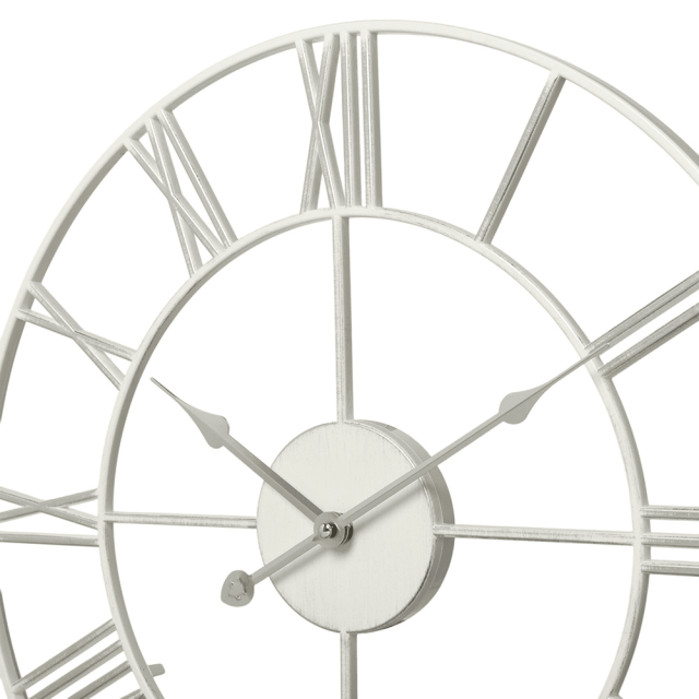Часы настенные Рубин 4848-003 белые с патиной 45.5 см