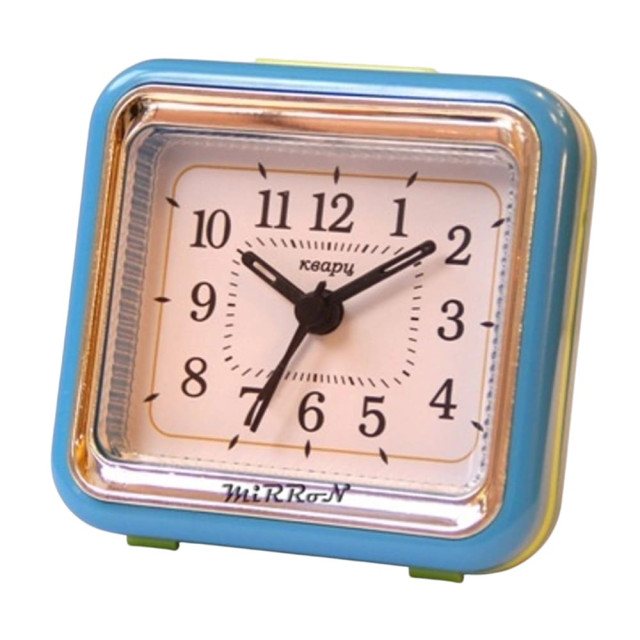 Часы-будильник Mirron 2615 кварцевый 7.5*8*4.5 см