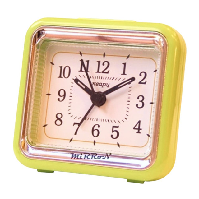Часы-будильник Mirron 2615 кварцевый 7.5*8*4.5 см