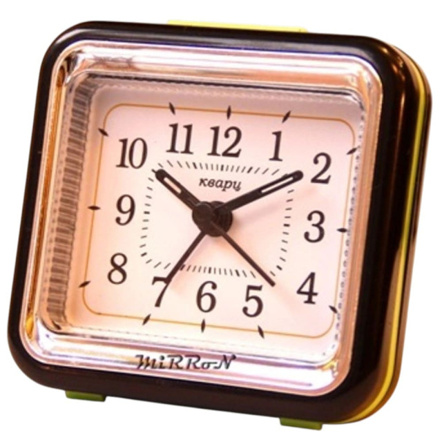 Часы-будильник Mirron 2615 кварцевый 7.5*8*4.5 см
