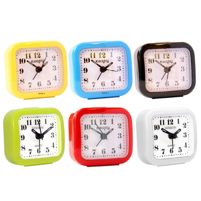 Часы-будильник Mirron 3011 кварцевый 7.5*8.1*3.8 см