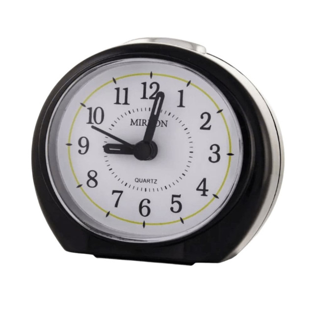 Часы-будильник Mirron 2609Ч кварцевый 7.5*8.5*4.5 см