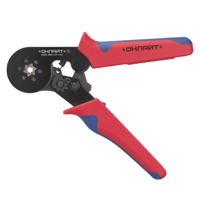 Пресс-клещи Онлайт 80 907 OHT-Pkv01-D-6 для втулочных