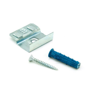 Клипса для крепления плинтуса МДФ 27*26 мм