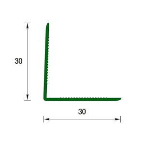 Угол Ideal Деконика 034-О светлая слоновая кость 30*30 мм 2.7 м