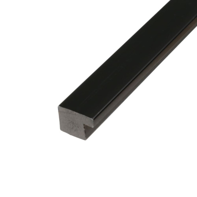 Завершающая рейка Grace 00059377 черная гладкая 22х16х2700мм