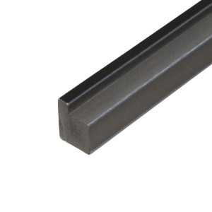 Завершающая рейка Grace 00059377 черная гладкая 22х16х2700мм