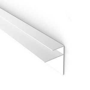 Профиль F-образный ПВХ Sanrelia Снежана 10 мм 3 м