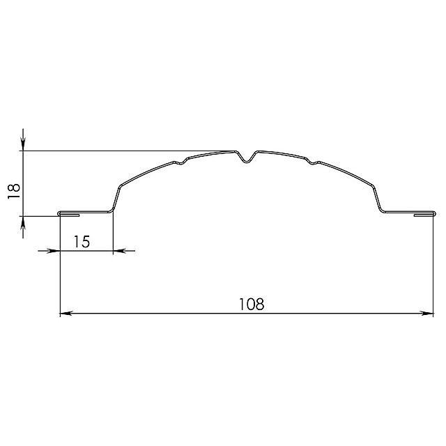 Штакетник Скайпрофиль Европланка-Ислочь 108-Пэ-RAL7024 1.2 м