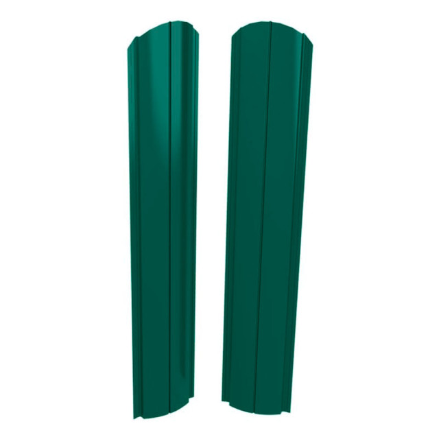 Штакетник Скайпрофиль Европланка-Свитязь 130-Пэ-RAL6005 зеленый мох 1.5 м