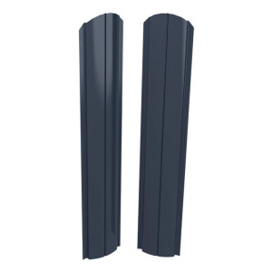 Штакетник Скайпрофиль Европланка-Свитязь 130-Пэ-RAL7024 серый графит 1.2 м