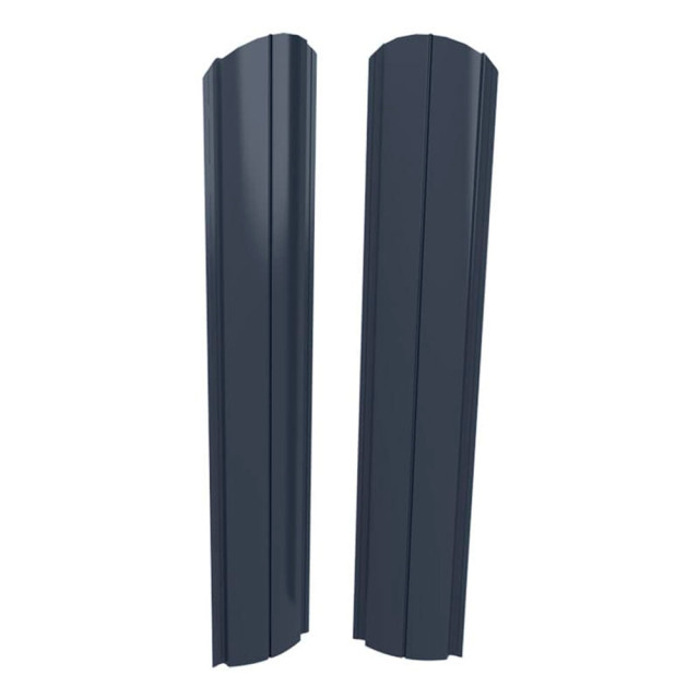 Штакетник Скайпрофиль Европланка-Свитязь 130-Пэ-RAL7024 серый графит 1.2 м